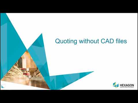 RADAN Radquote Introduction | Hexagon Production Software